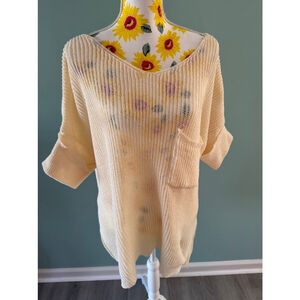 Women's Chic Soul Knit Top, 2X, Cream